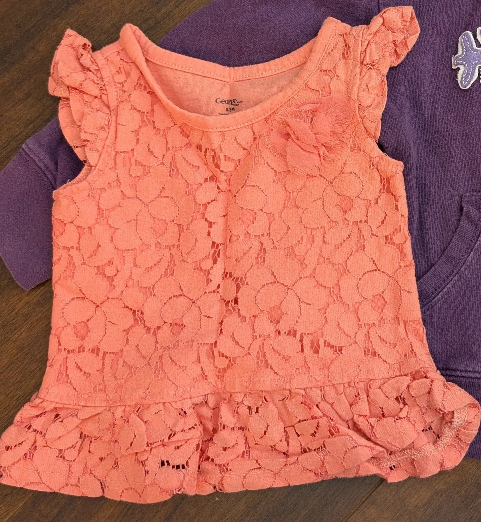 0-3 m sweater and shirt. , Kids 3 Month (0-3M)