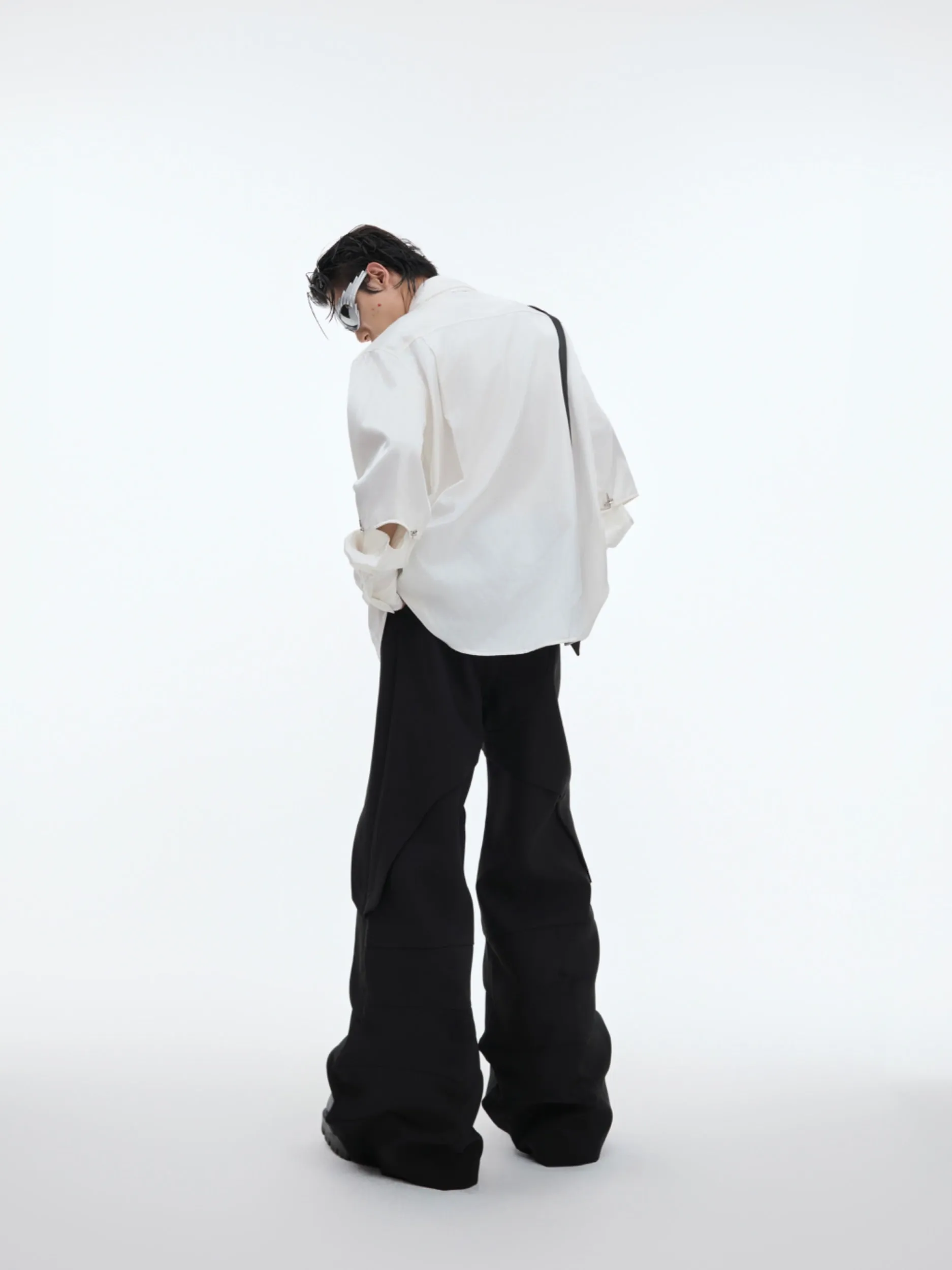 【24s Oct.】Flowing Hollow Deconstructed Detachable Shirt