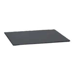 40cm x 30cm Black Rectangle Slate Serving Platter - By Argon Tableware