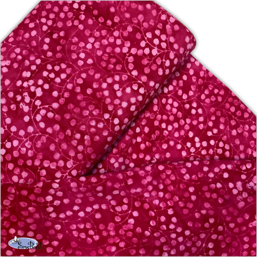 45" Rayon - Gardenista Vine - Ultra Pink