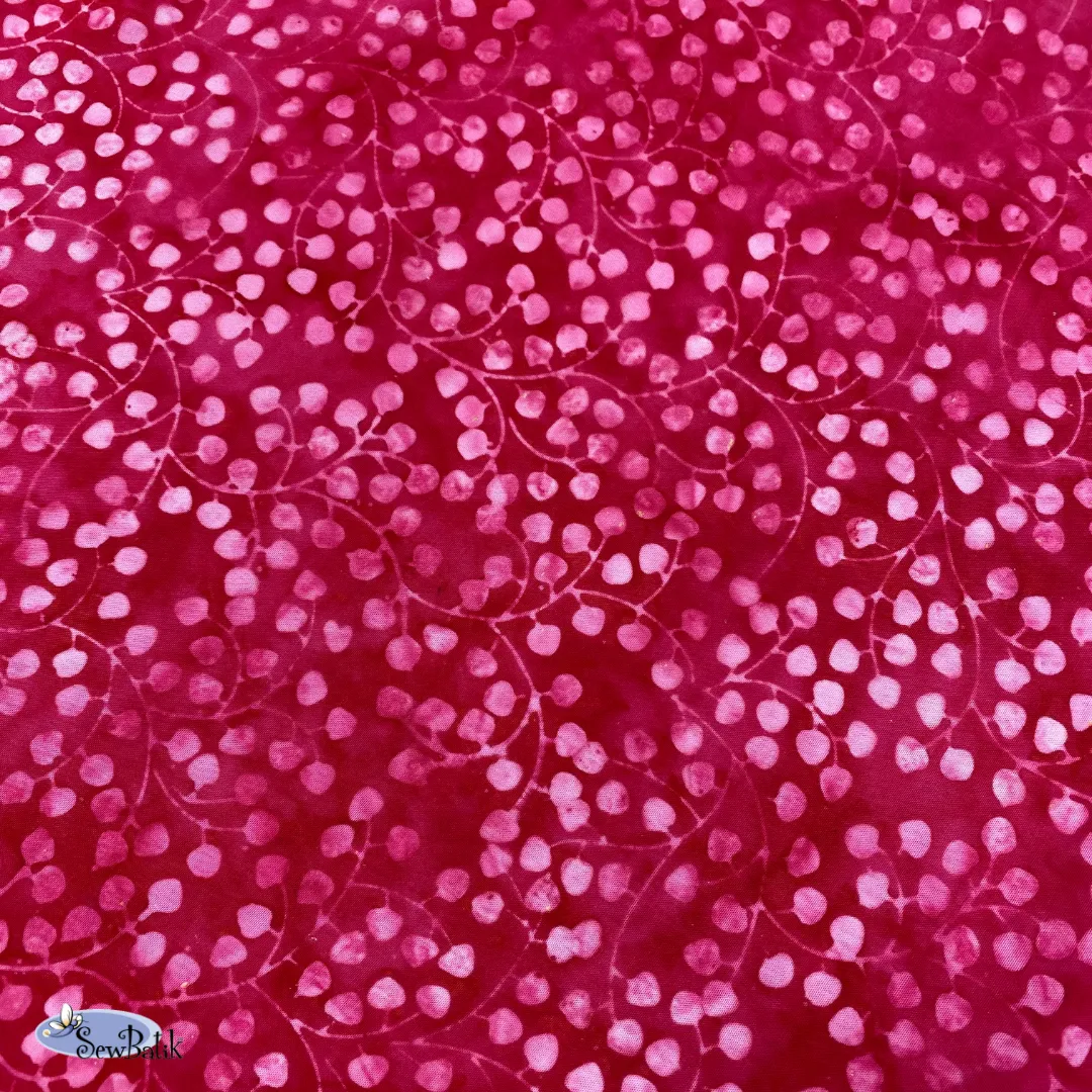 45" Rayon - Gardenista Vine - Ultra Pink