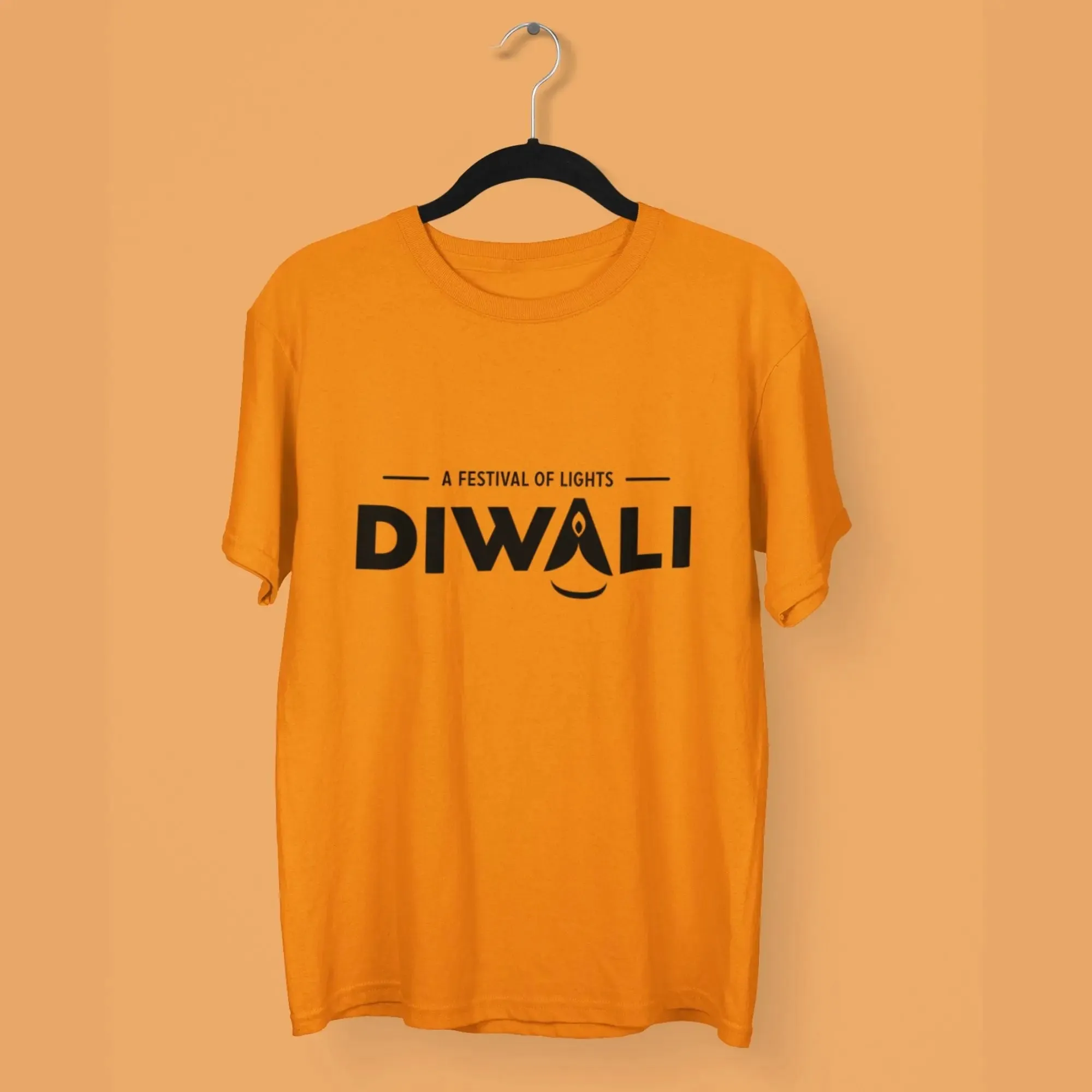 A Festival of Lights Round Neck Half Sleeve Classic T-Shirt
