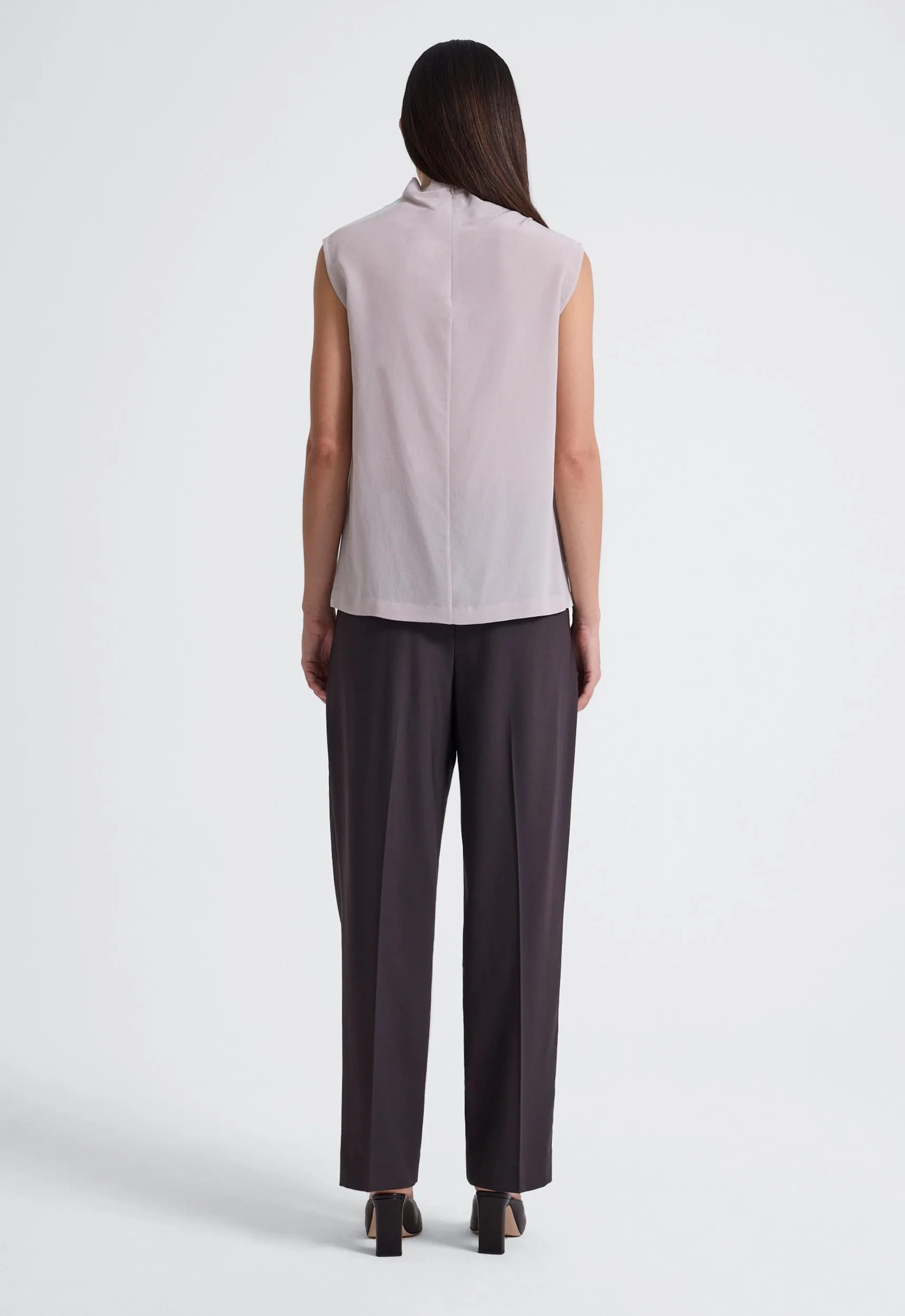 Abel Silk Top - Pearl