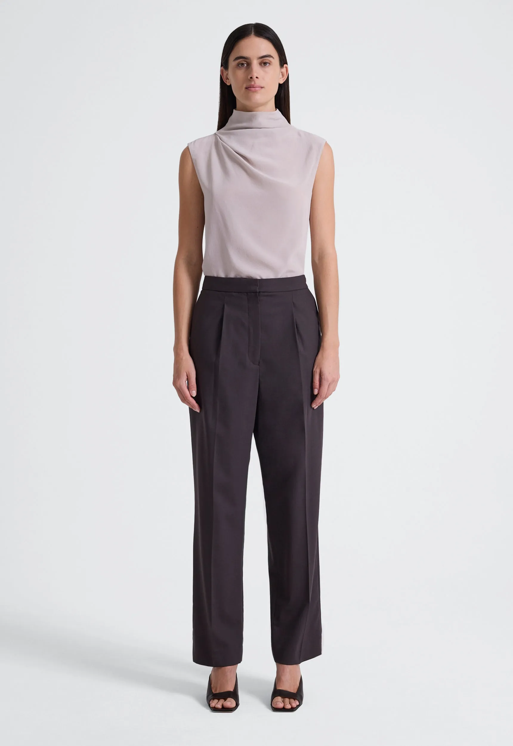 Abel Silk Top - Pearl