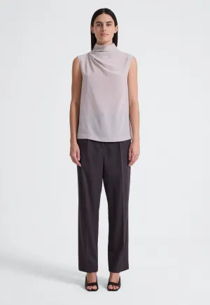 Abel Silk Top - Pearl
