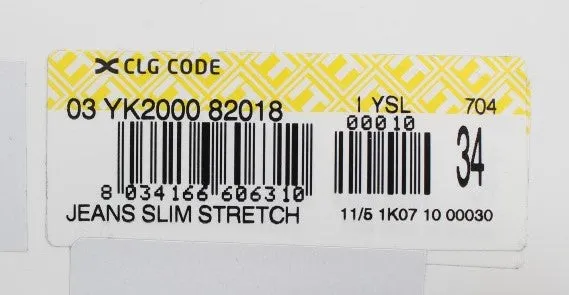Acht Sleek Slim Fit Designer Jeans