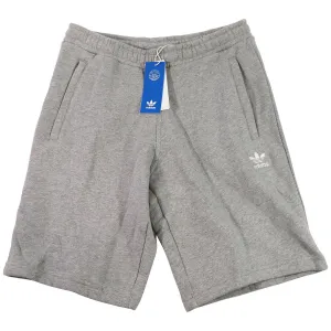 adidas Originals Mens Trefoil Essentials Shorts - Medium Grey Heather (Small)