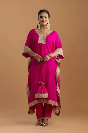 Akarshini Kaftan With Sleek Pants