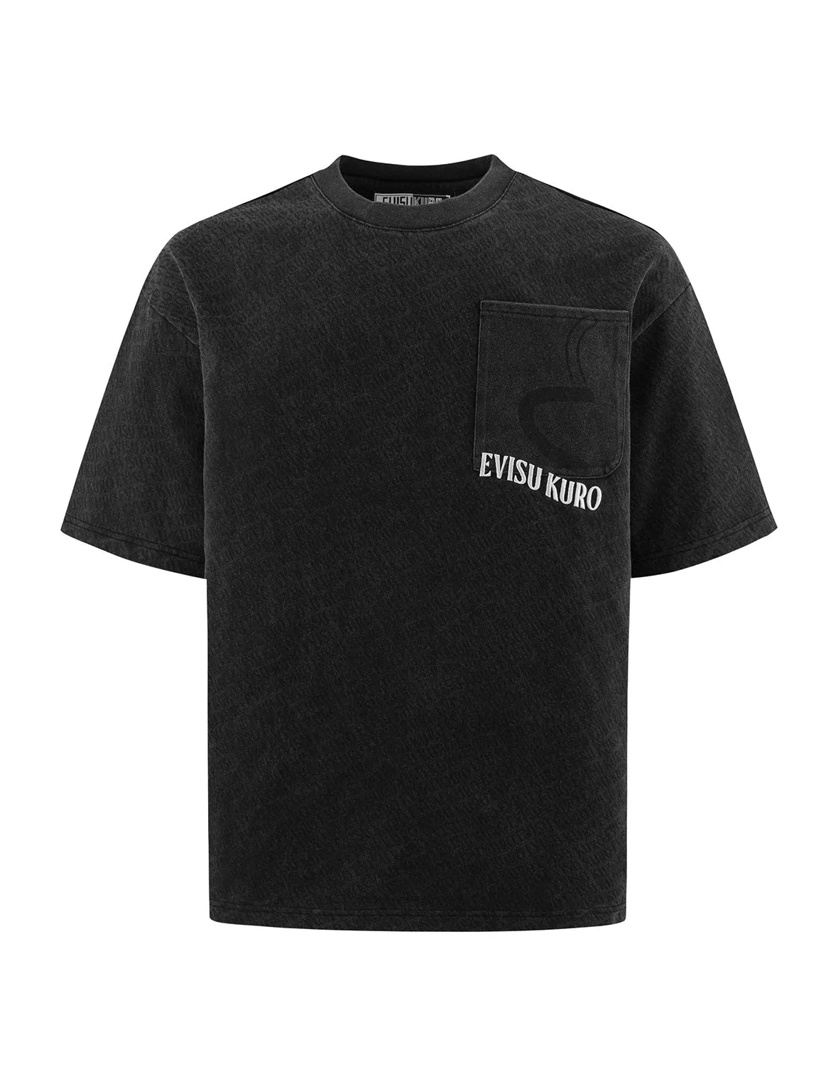 Allover Logo Print Loose Fit T-shirt