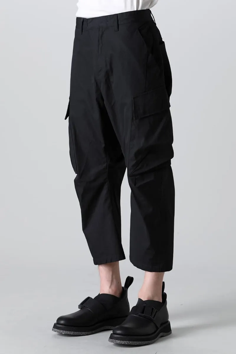Ankle Cut Loose Cargo Pants