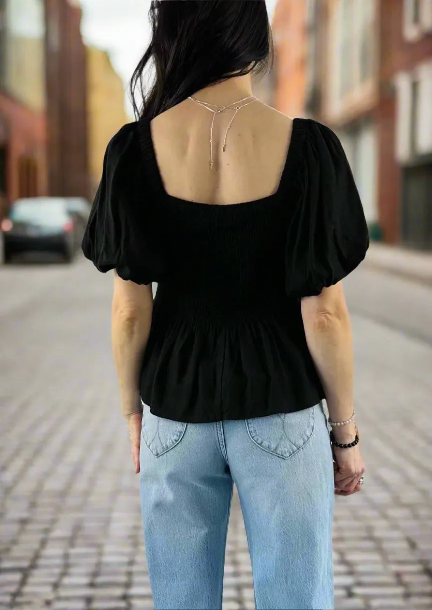 ASTER PUFF SLEEVE TOP