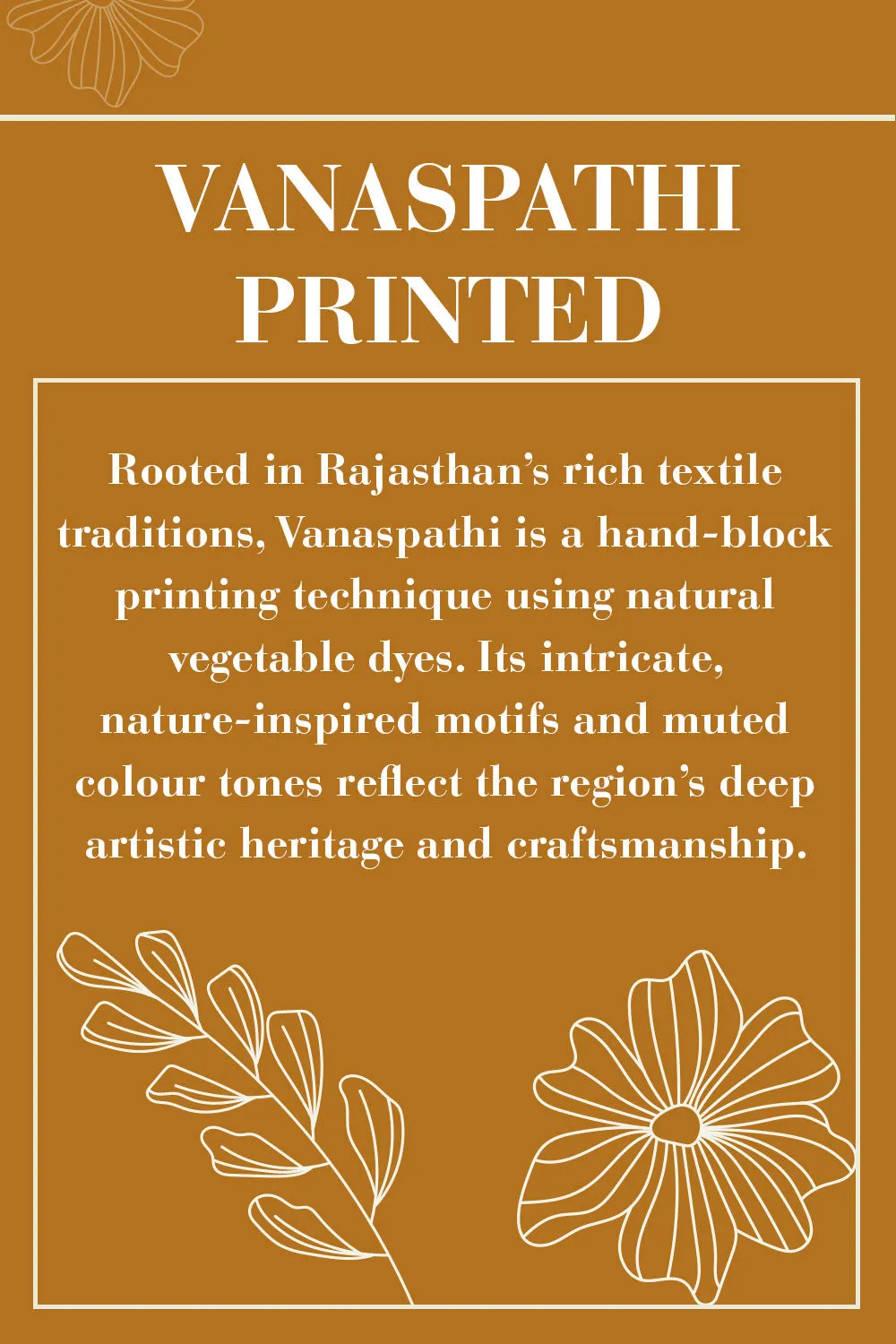 Beige Hand Block Vanaspathi Printed Cotton Blouse 10074480