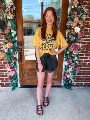 Better Off Alone Shorts - Ash Black