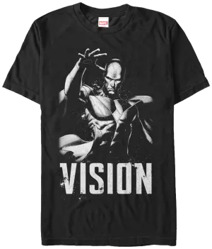 Black and White Vision Marvel Comics T-Shirt