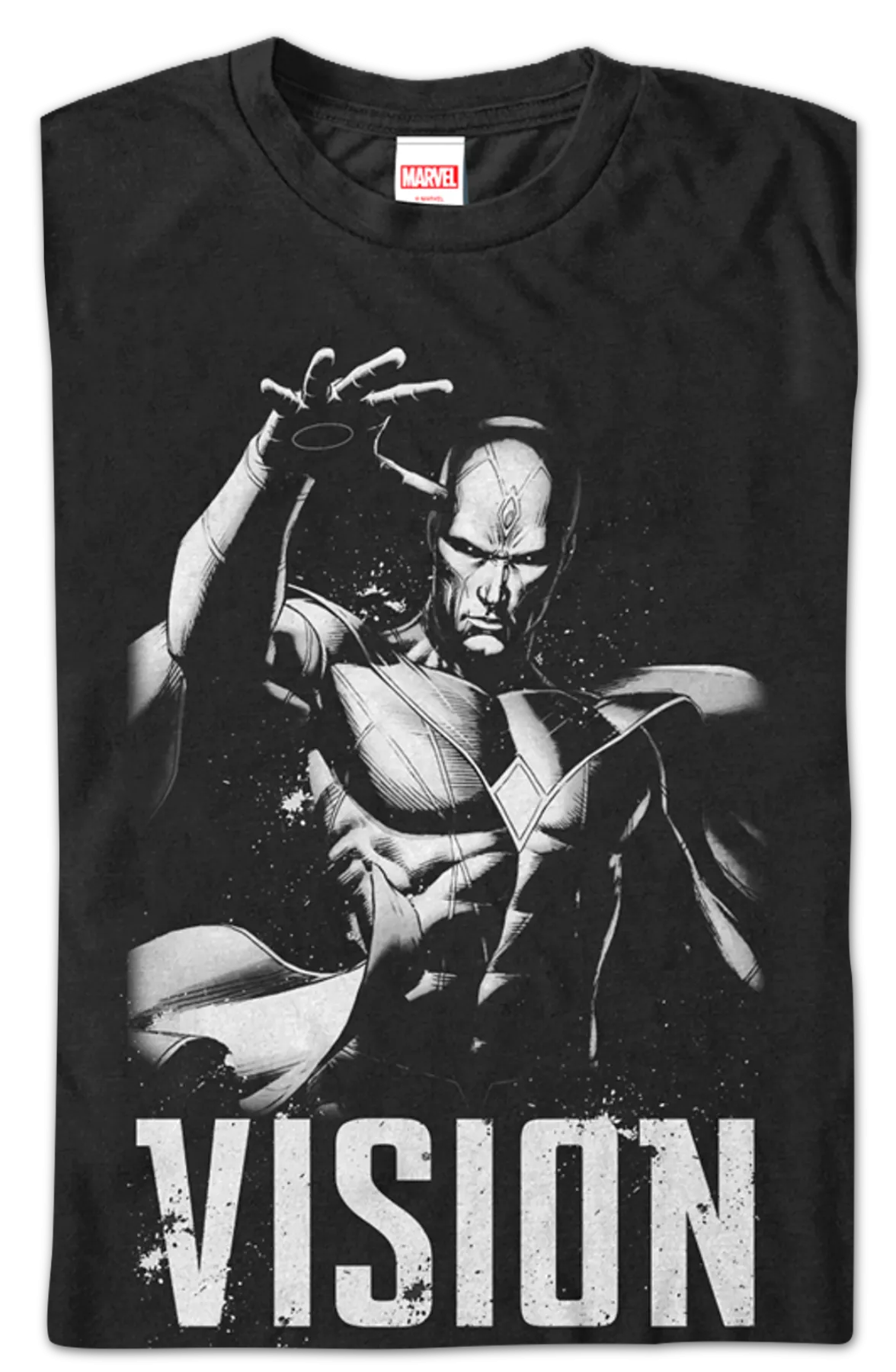 Black and White Vision Marvel Comics T-Shirt