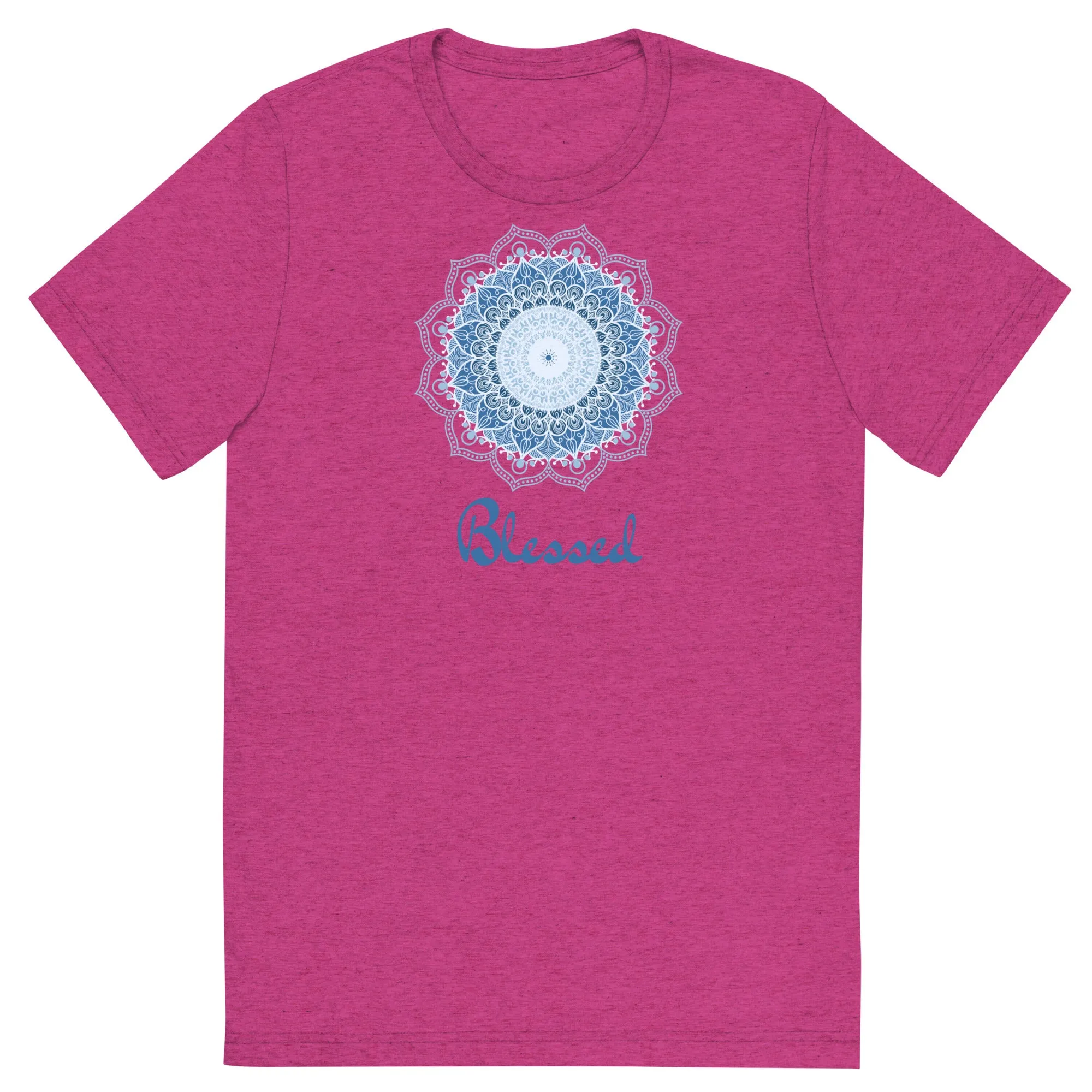 Blessed Mandala - Short sleeve t-shirt, comfy, soft, fitted look