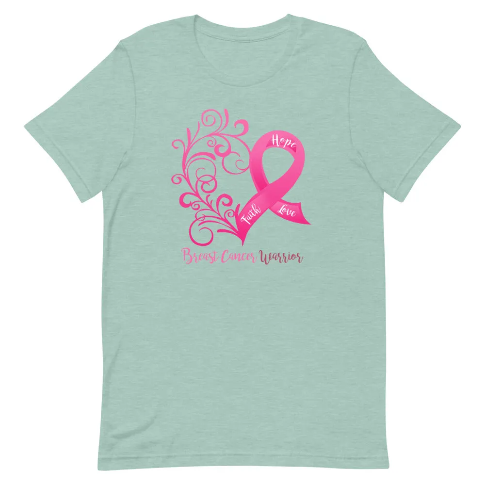Breast Cancer "Warrior" T-Shirt - Several Colors Available