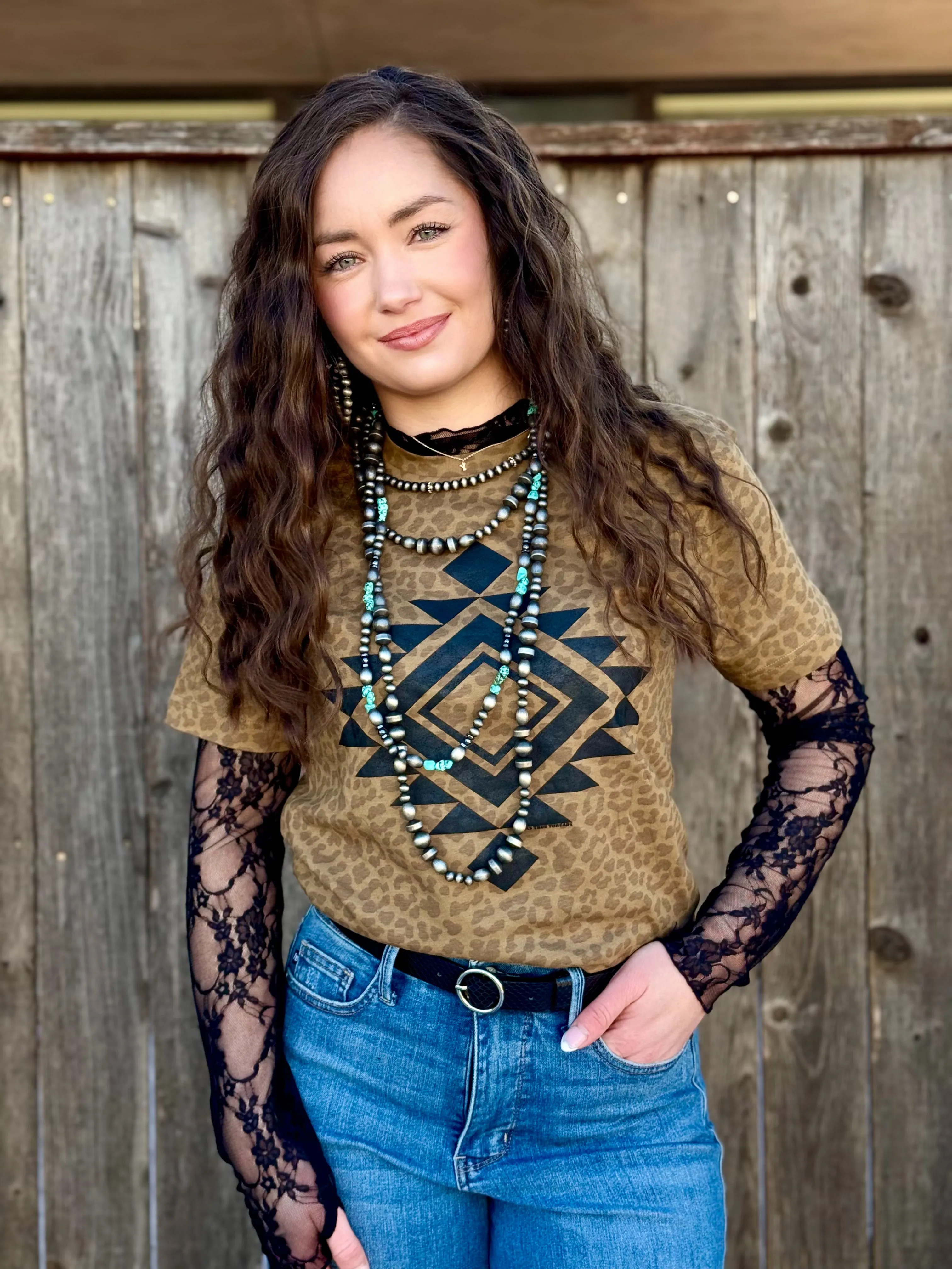 Carlie Black Lace Top