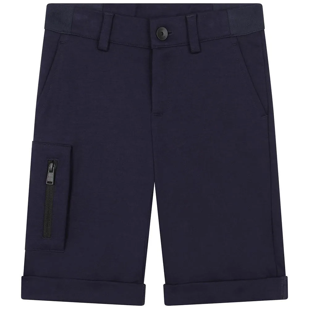 Casual Bermuda Shorts - Navy