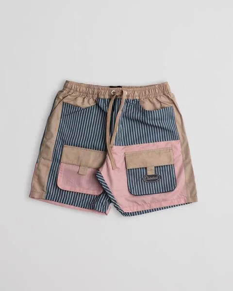 Central Coast Color 7" Blocked Cargo Shorts