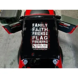 Custom Fit UV Resistant Sun Shade Cover With Nine Line Design