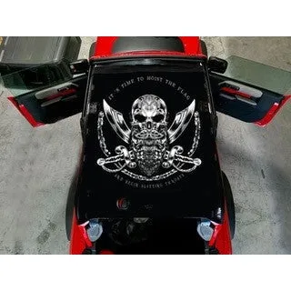 Custom Fit UV Resistant Sun Shade Cover With Nine Line Design