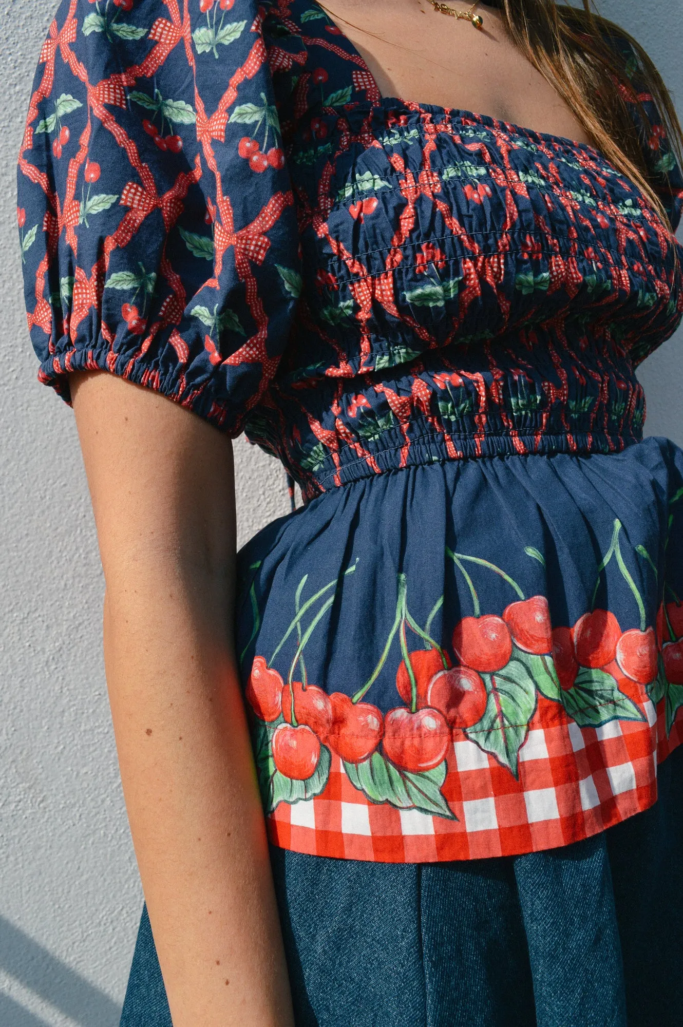 Damson Madder Allegra Cherry Pie Blouse