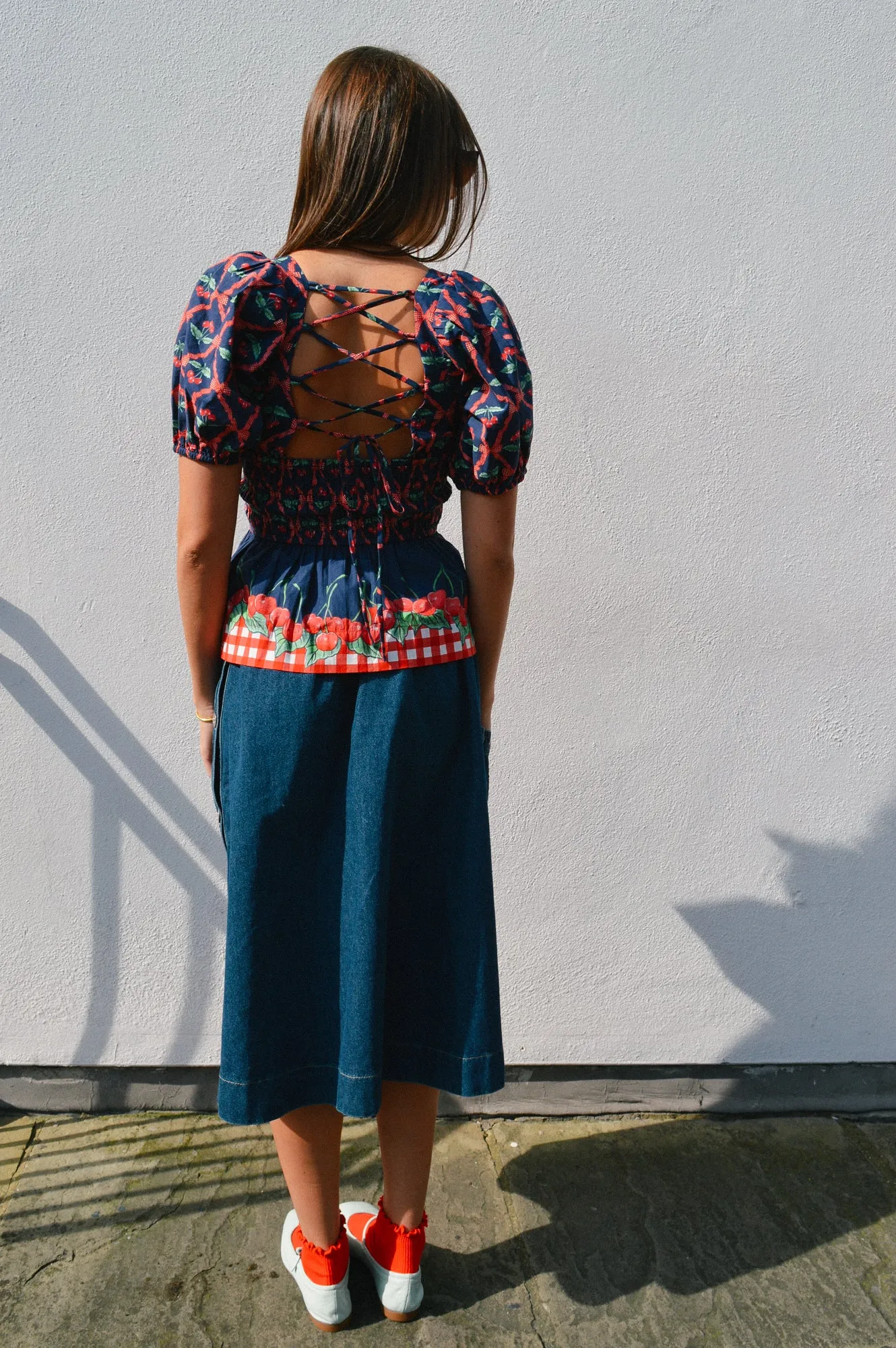Damson Madder Allegra Cherry Pie Blouse