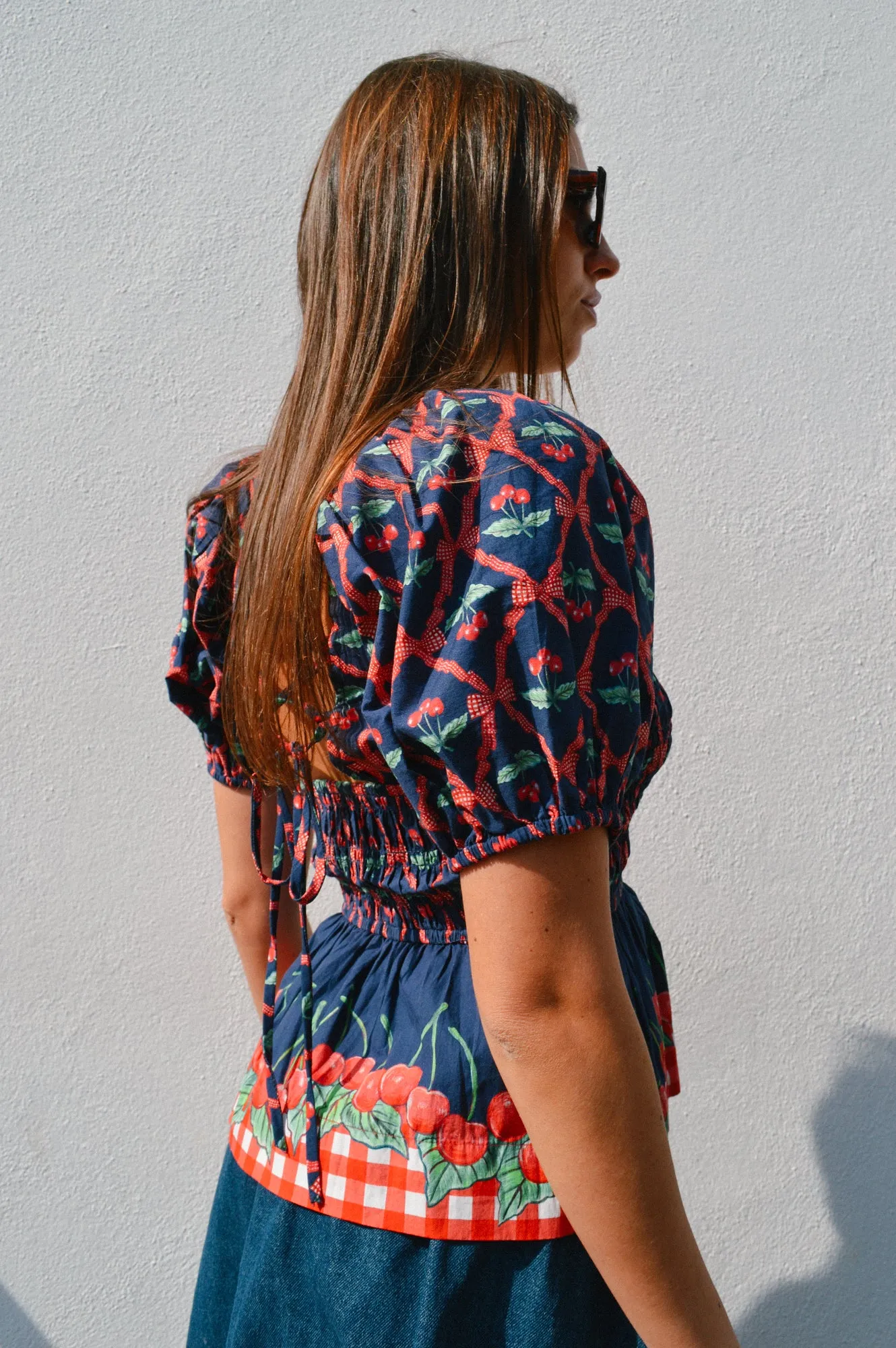 Damson Madder Allegra Cherry Pie Blouse