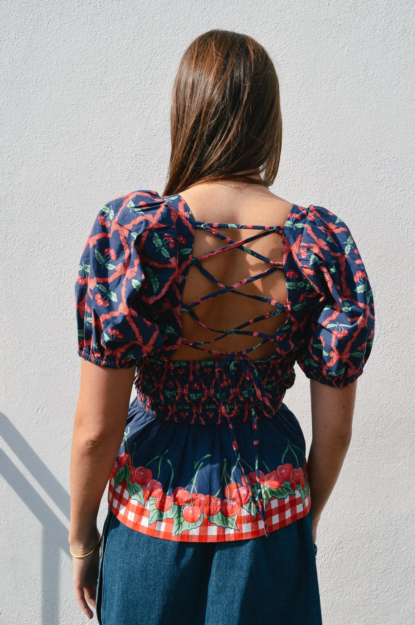 Damson Madder Allegra Cherry Pie Blouse