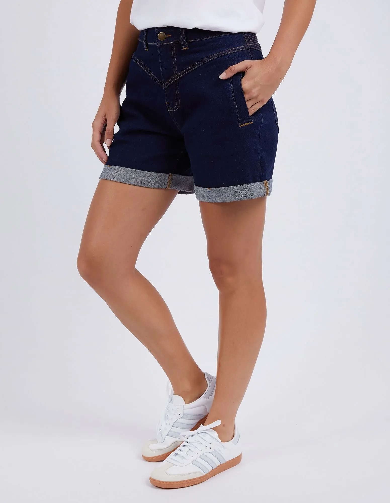 Devi Shorts - Dark Denim