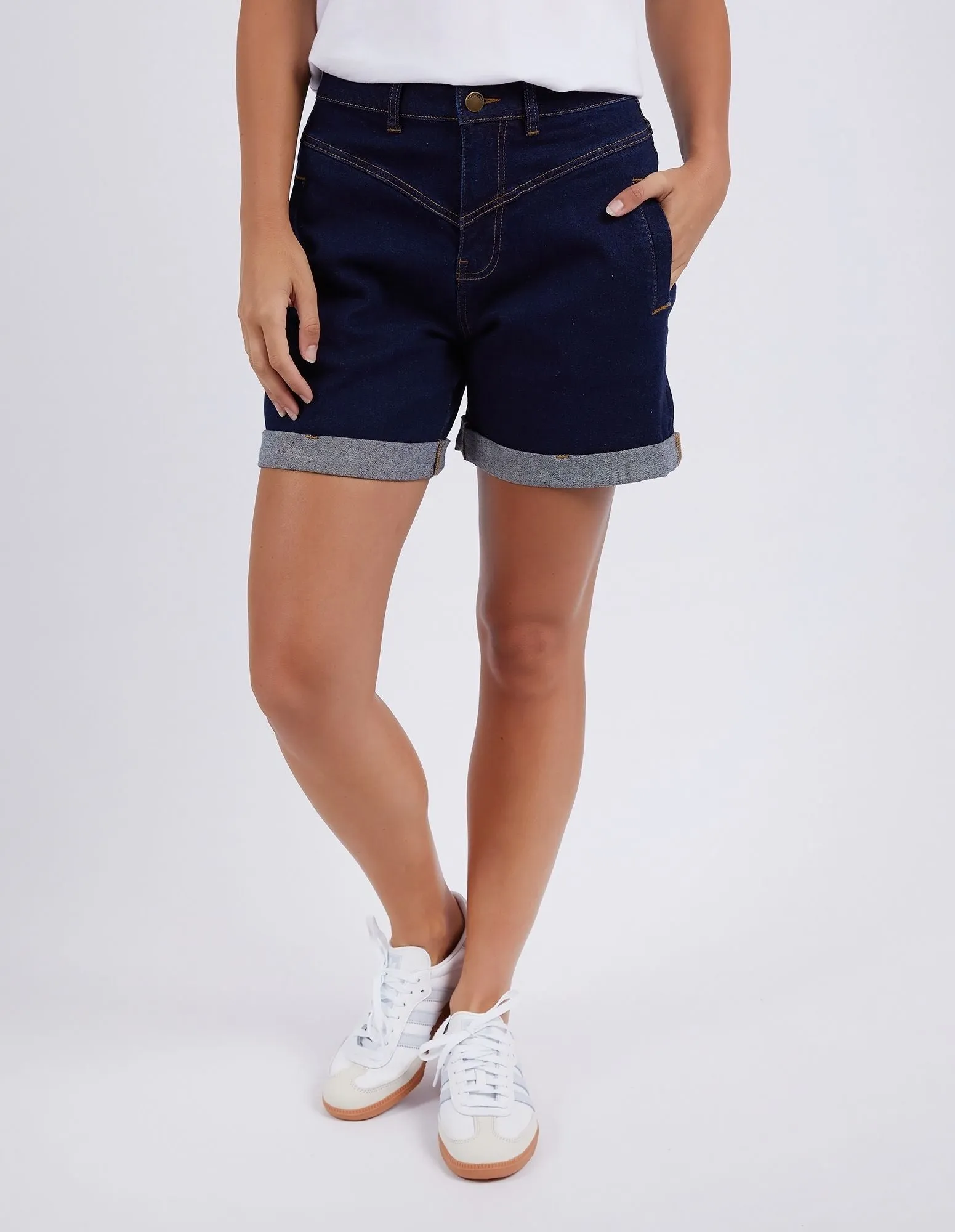 Devi Shorts - Dark Denim