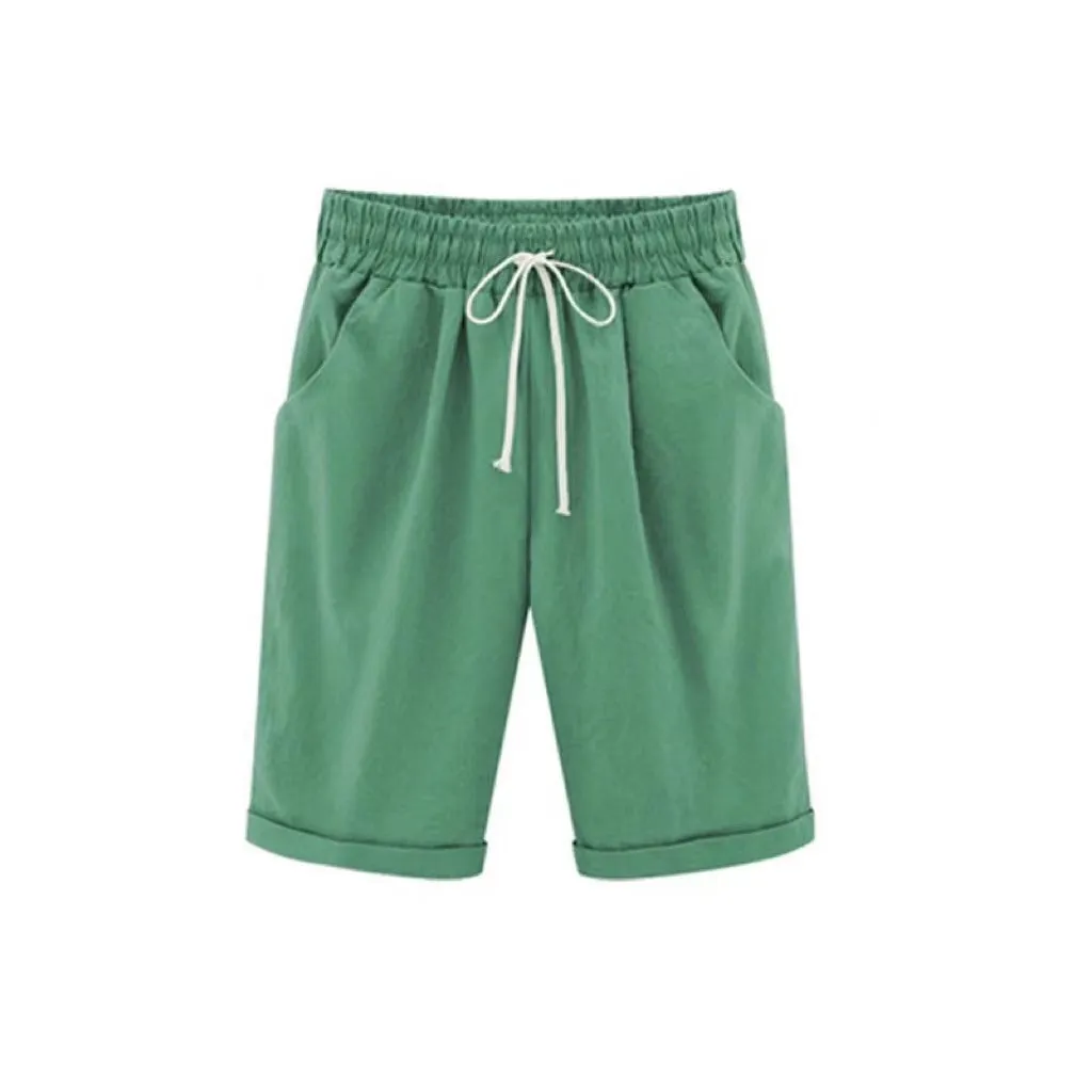 Doris Basic Solid Color Casual Short