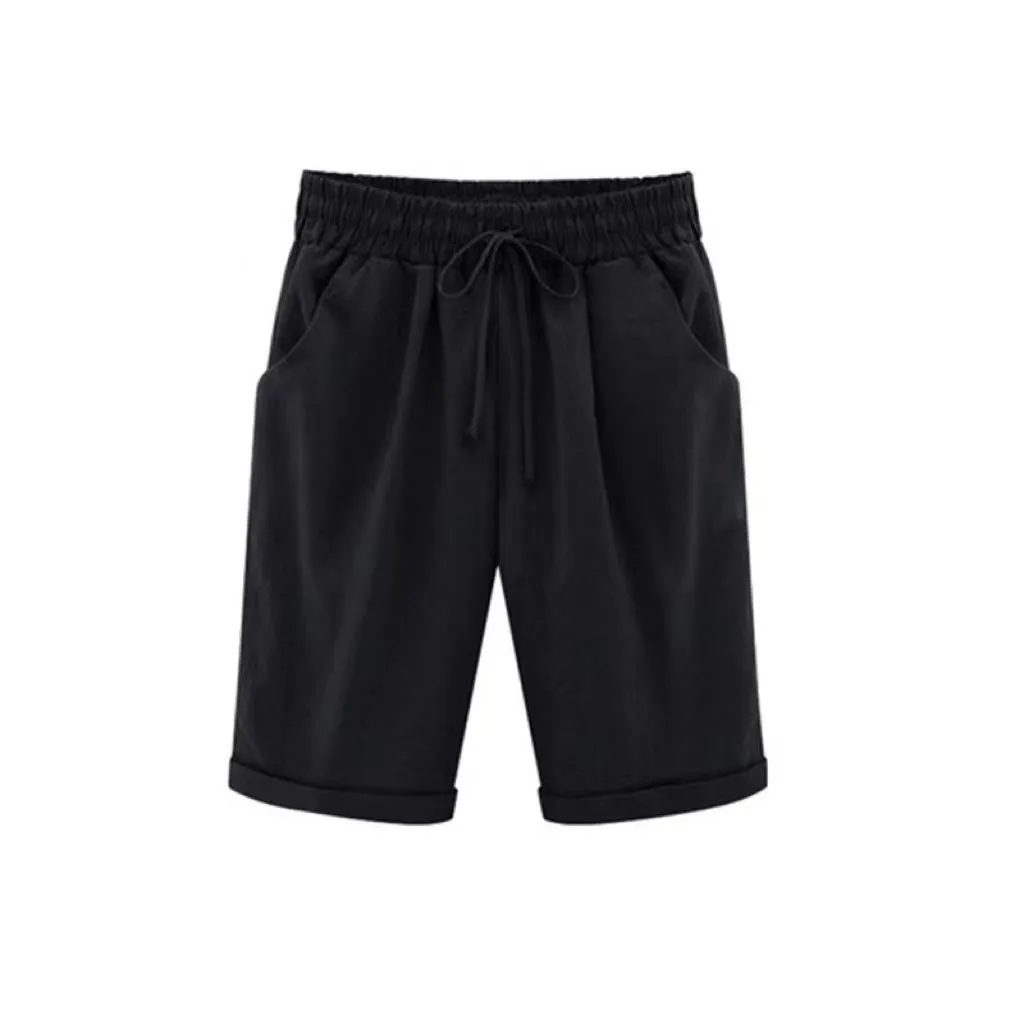 Doris Basic Solid Color Casual Short