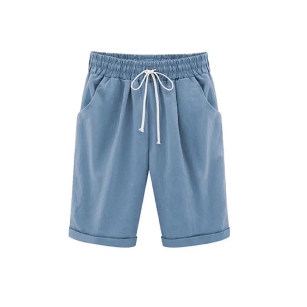 Doris Basic Solid Color Casual Short