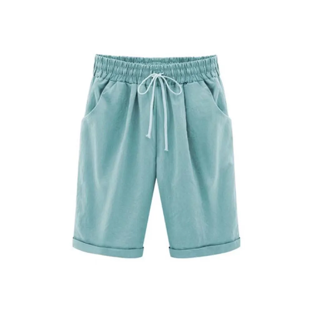Doris Basic Solid Color Casual Short