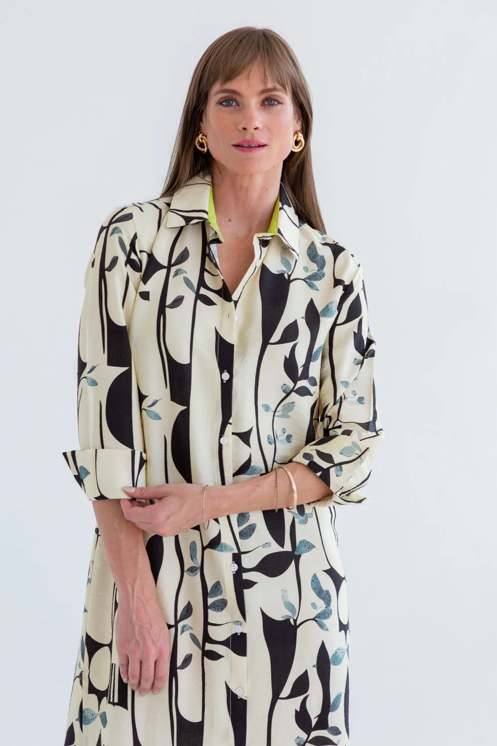 Evie Dress Abstract Print
