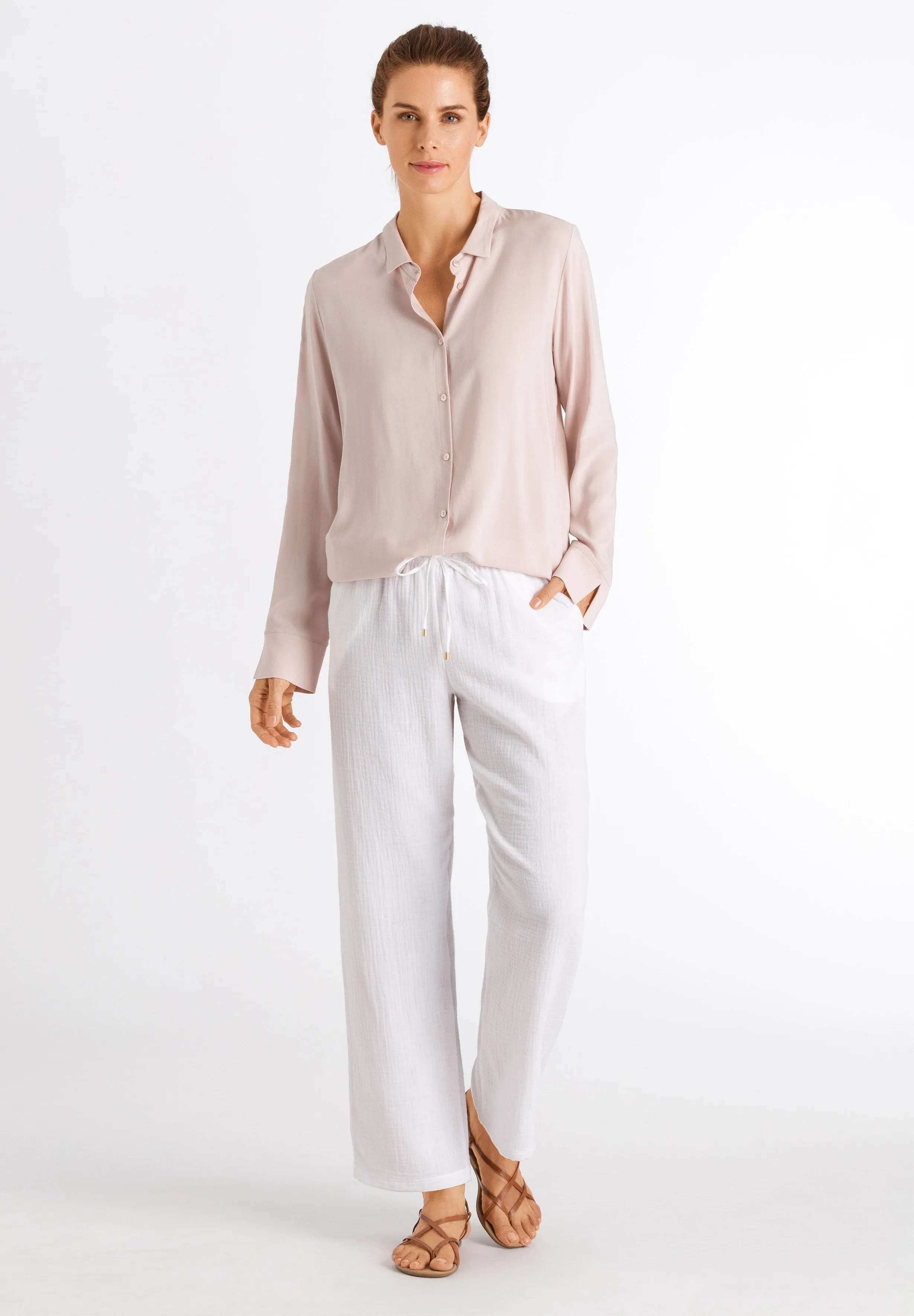 Favourites Button Front Shirt | Marzipan 78254-1889