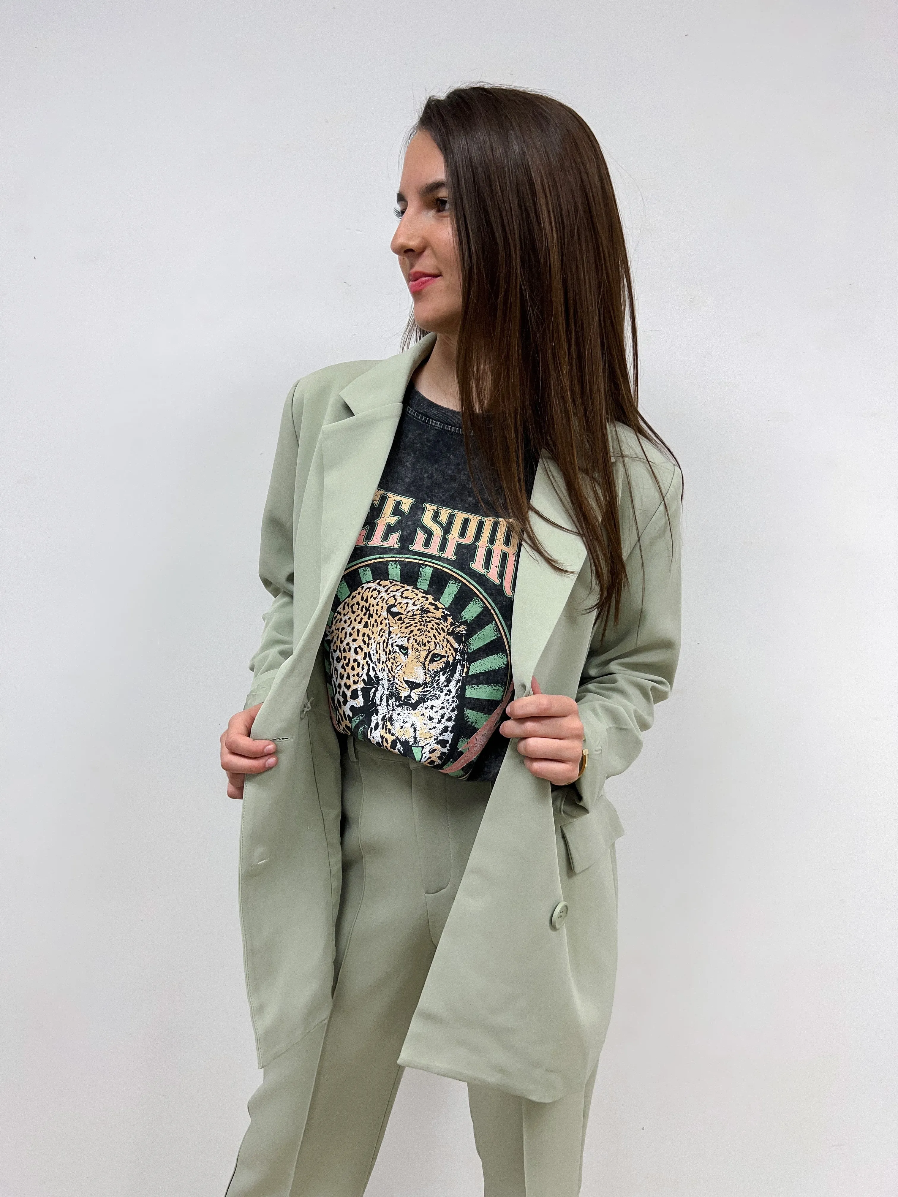 Feeling Fine Suit- Sand & Sage