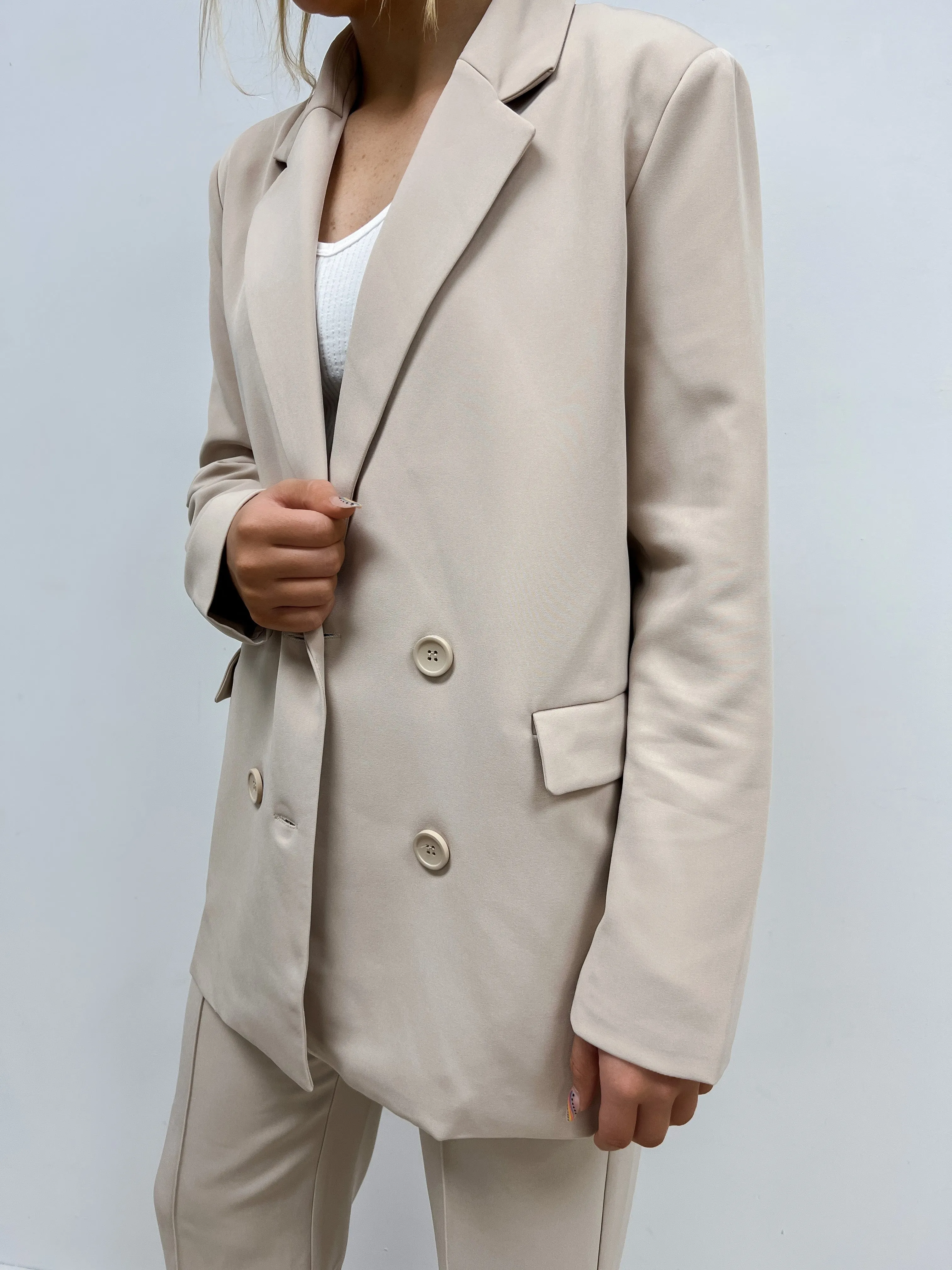 Feeling Fine Suit- Sand & Sage