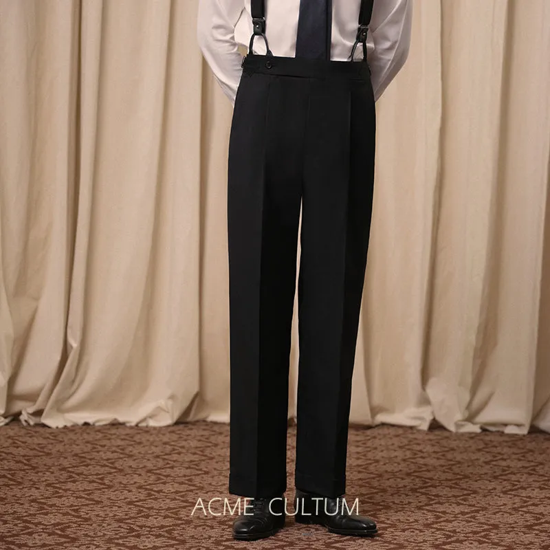 Finely Woven Wool Trousers