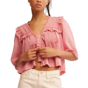 Free People Luna Top In Mauve Glow