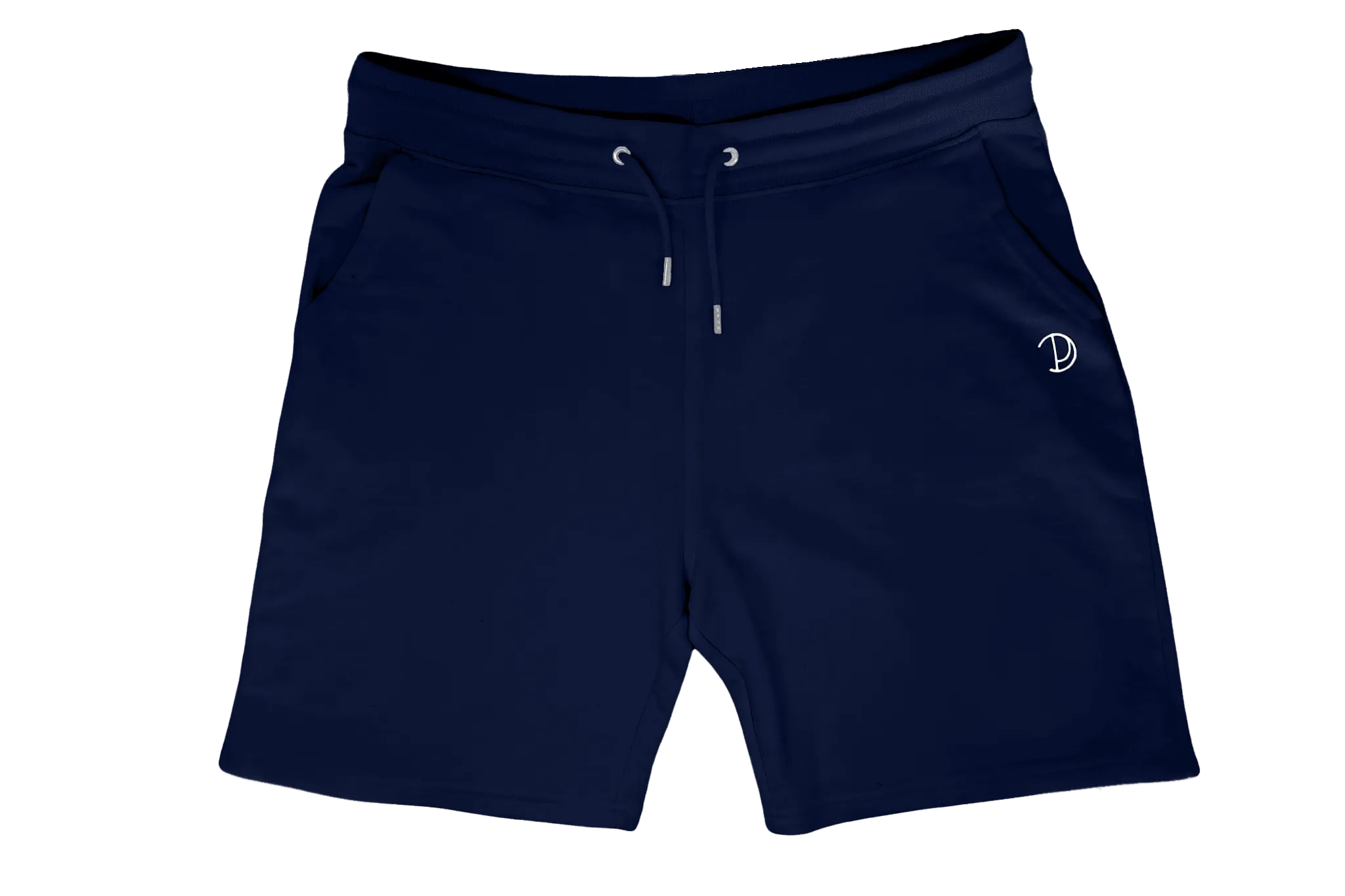 French Navy Printed P Shorts