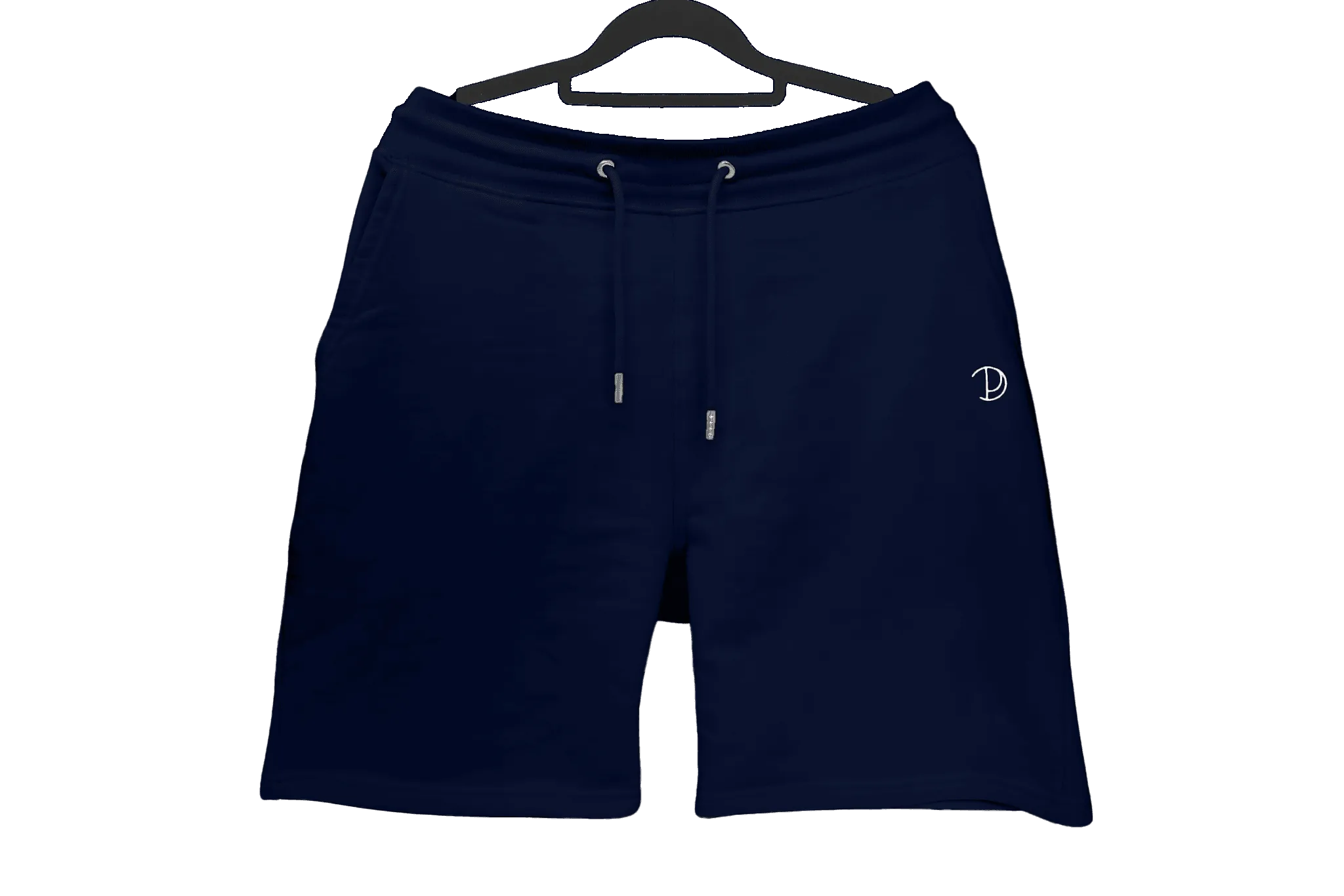 French Navy Printed P Shorts