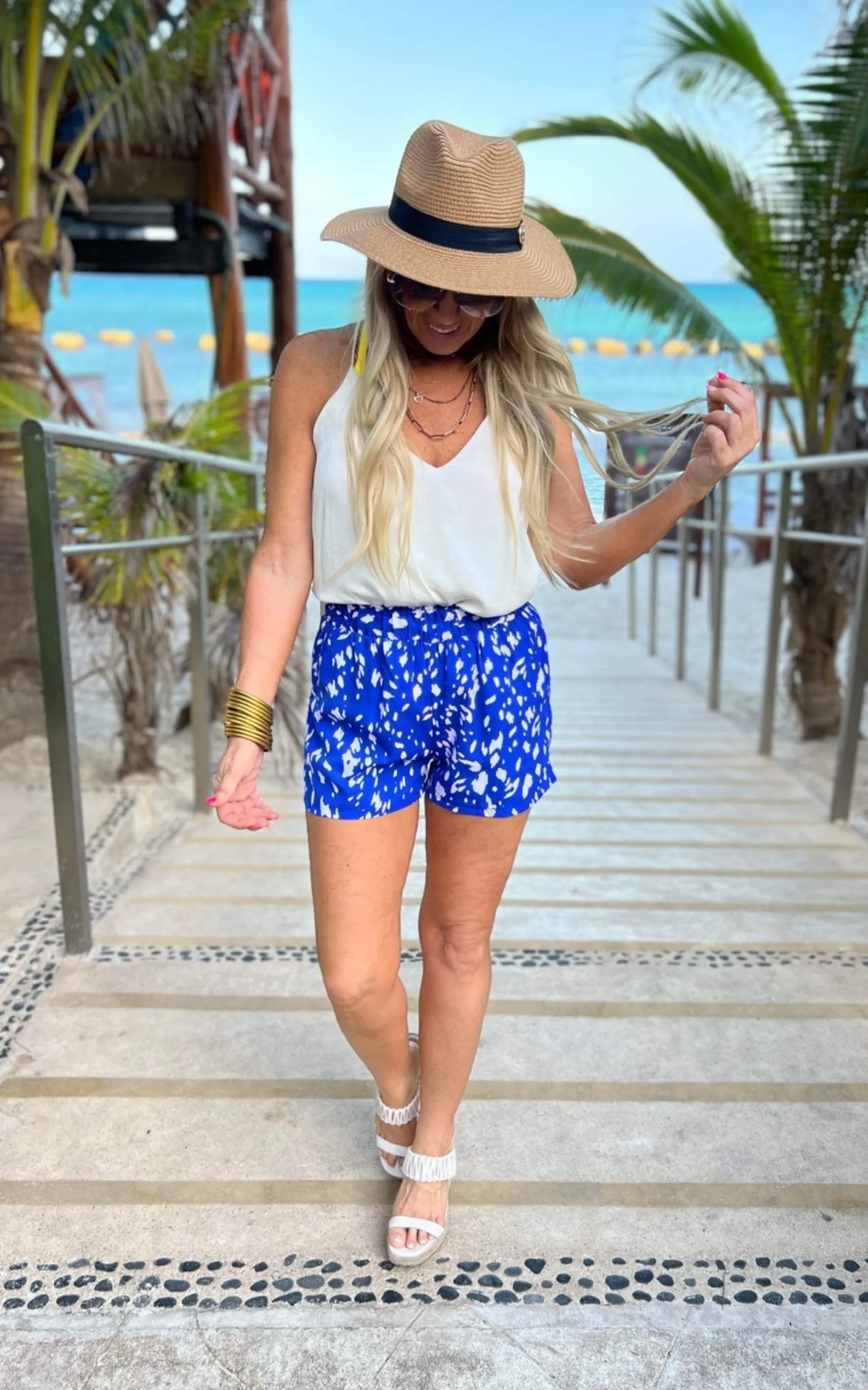 Fresh Breeze Mini Ruffle Pocketed Shorts - Final Sale