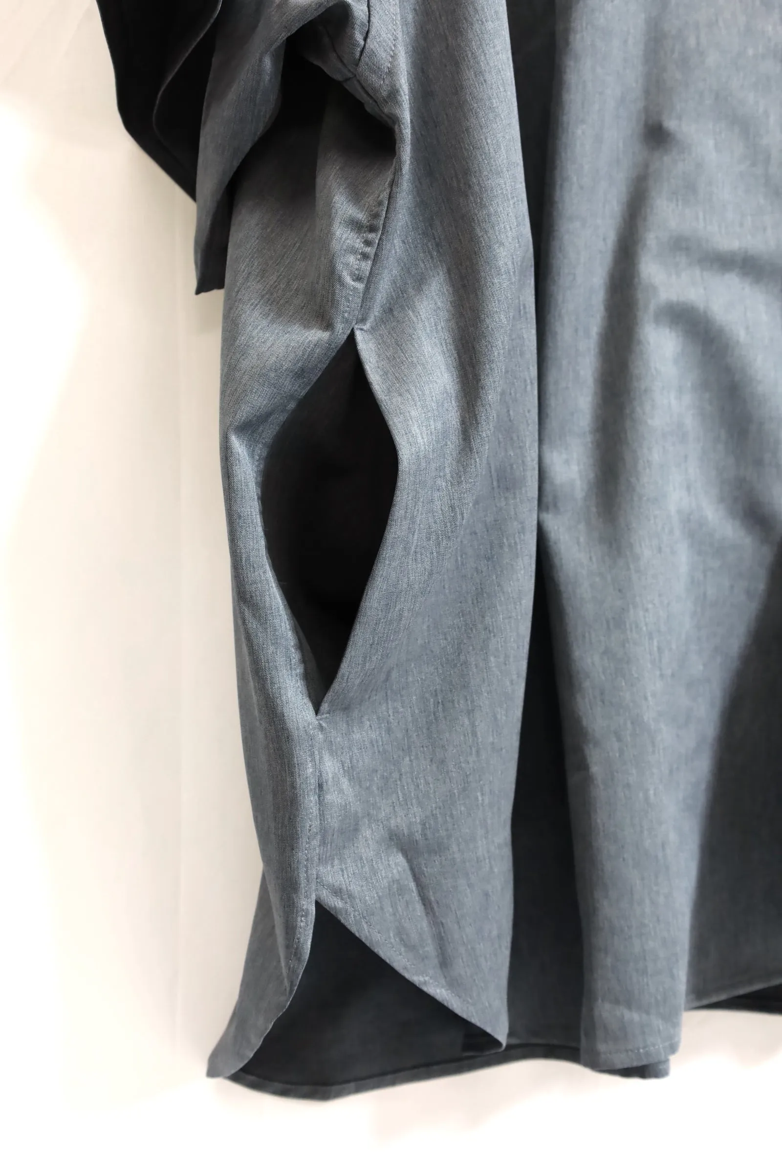 Fresh Service / COOLFIBER OPEN COLLAR S/S SHIRT - H.Gray