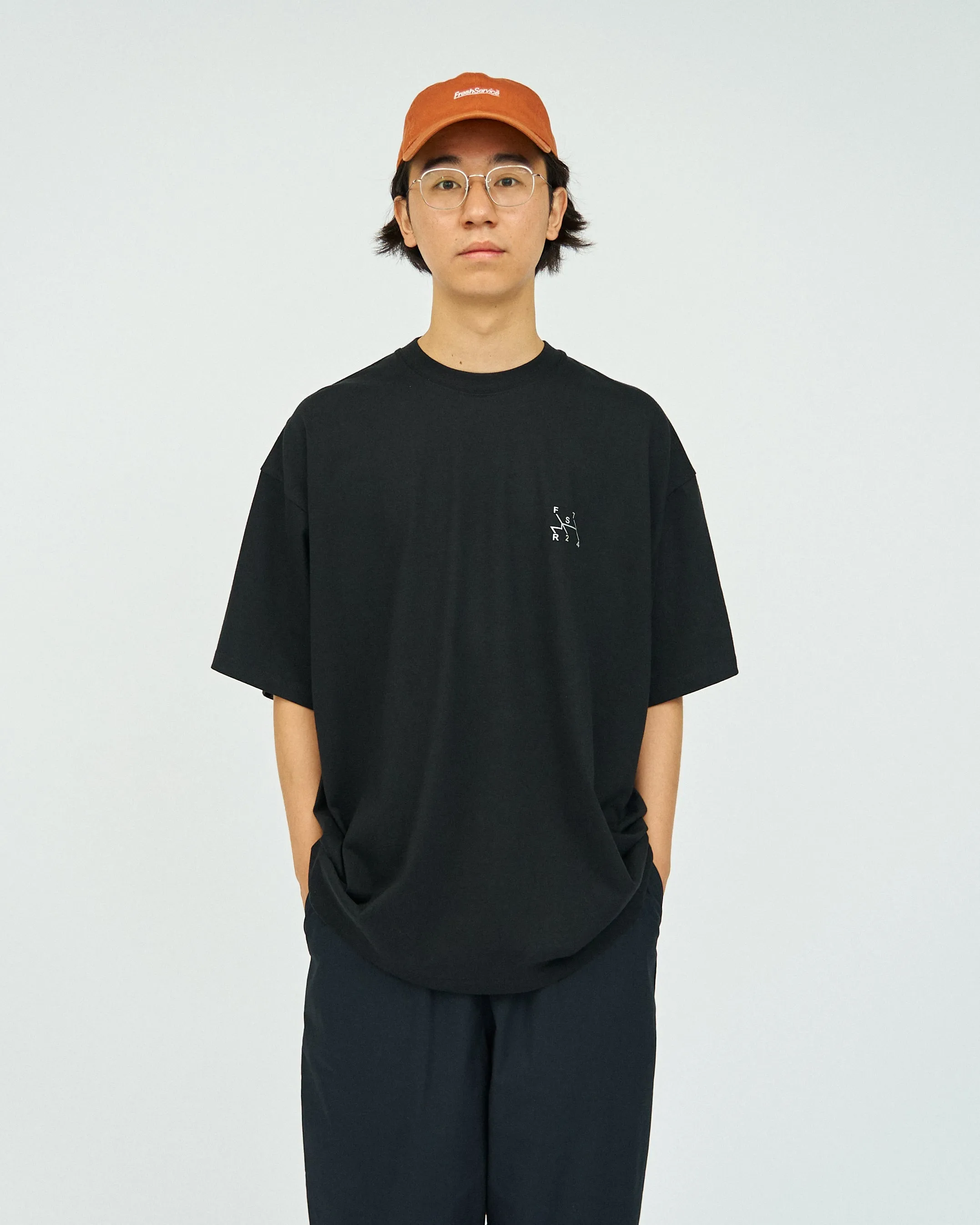 Fresh Service / Corporate Printed S/S Tee "GEAR" - Black