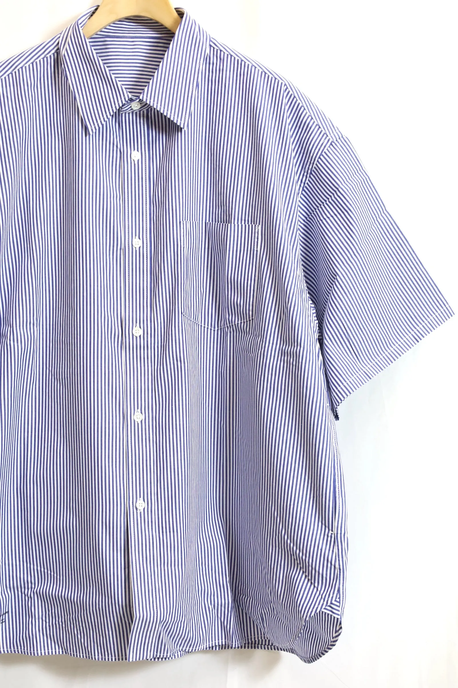 Fresh Service / CORPORATE UNIFORM S/S SHIRT - Blue Stripe