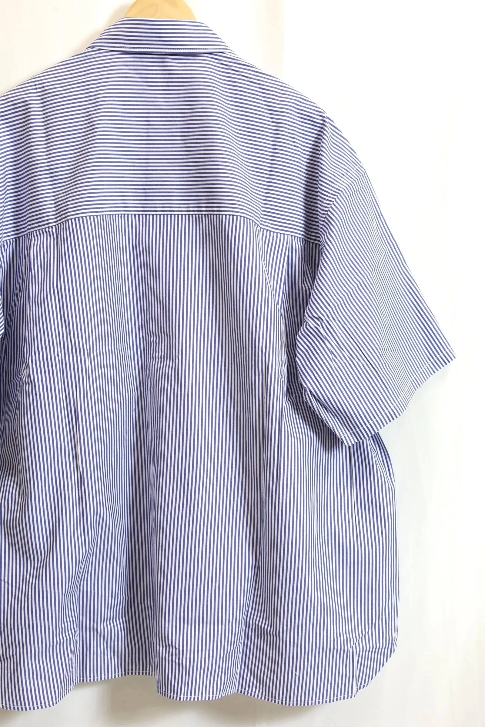 Fresh Service / CORPORATE UNIFORM S/S SHIRT - Blue Stripe