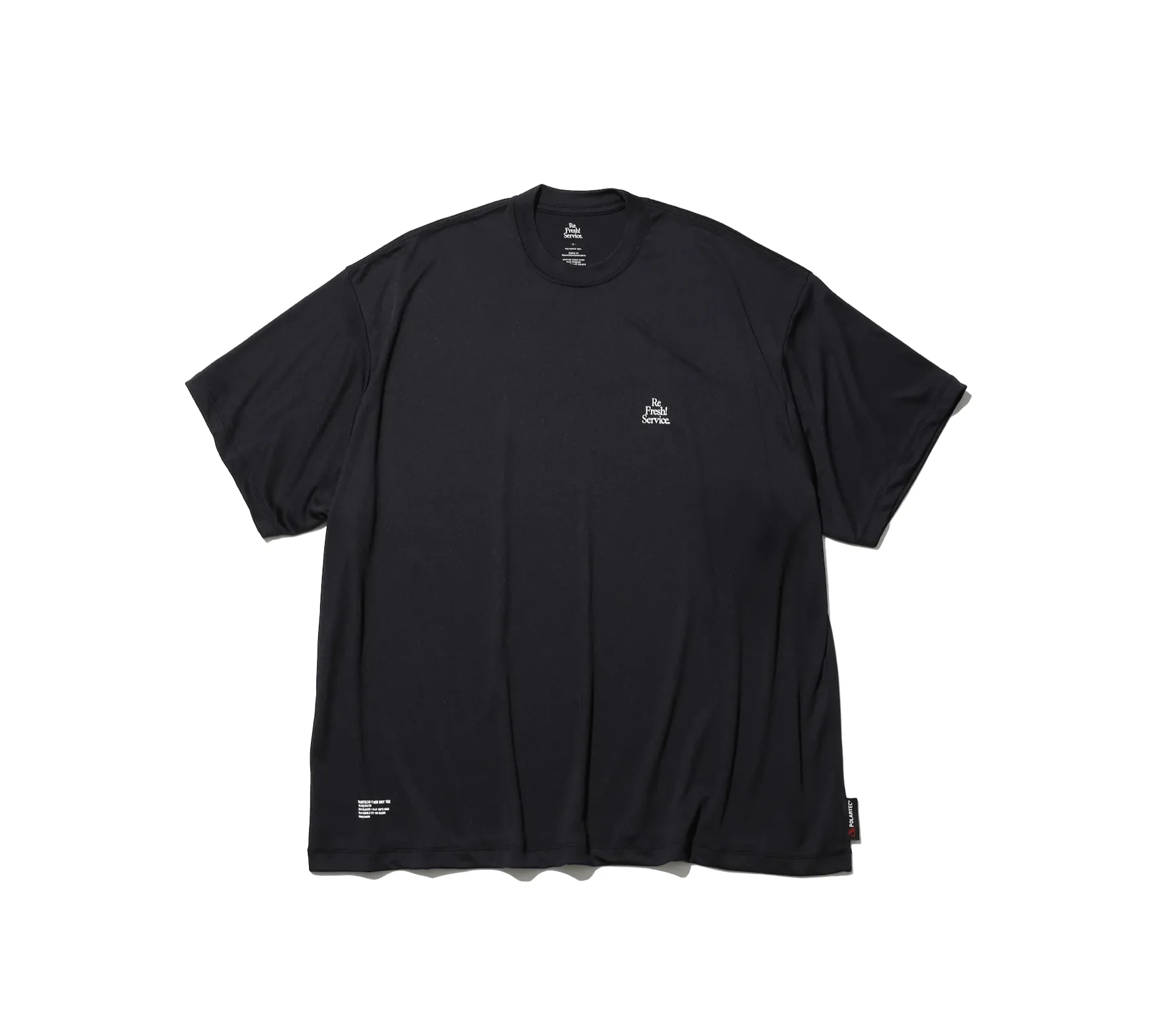Fresh Service /"ReFresh!Service." POLARTEC® POWER DRY TEE-BLACK